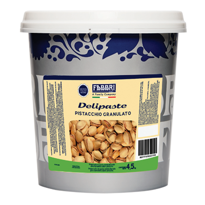 DELIPASTE PISTACHO GRANULADO - cubetas 4,500 kg