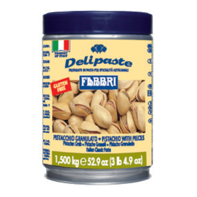 DELIPASTE PISTACHO GRANULADO - latas 1.500 kg